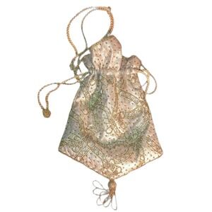 La Regale Vintage Beaded Gold‎ Purse SKUW539